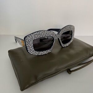 NEW!!! Loewe women sunglasses with crystals LW4114IS 90A Authentic Retail 860$